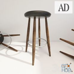 3D model CH56 58 Bar Stool