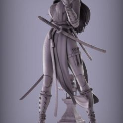 3D model Samurai Woman – 3D Print