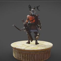 3D model Demon Hunter and The Legend of King Arthur - Merlin – 3D Print