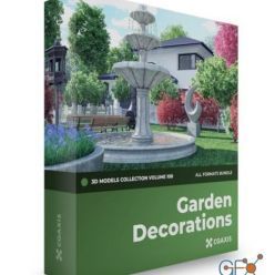 3D model CGAxis – Garden Decorations 3D Models Collection – Volume 108