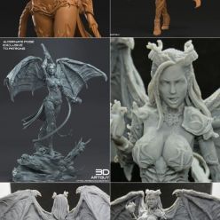 3D model Succubus Demon – 3D Print
