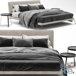 3D model Feel Good Bed B by Flexform