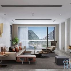 3D model Modern Style Interior 048