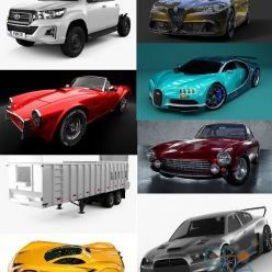 3D model Car 3D Model Bundle 2018 Vol. 3