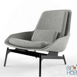 3D model Slide Lounge Chair