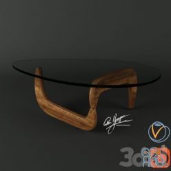 3D model Marvel Coffee Table Walnut