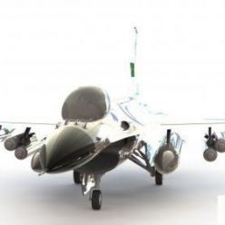 3D model F-16 Fighting Falcon
