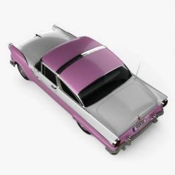 3D model Ford Crown Victoria 1955