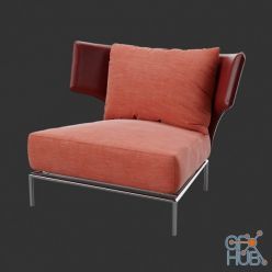 3D model Armchair Abbraccio