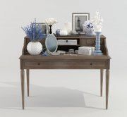 3D model Accessories Zara Home and table Restoration Hardware