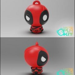 3D model ﻿DeadPool MicroPlaKit Series – 3D Print