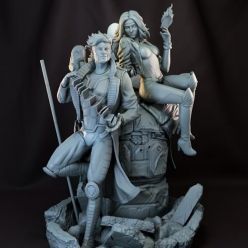 3D model Gambit and Rogue – 3D Print