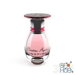 3D model Perfume Inspire Christina Aguilera
