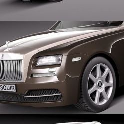 3D model Rolls Royce Wraith 2014 car
