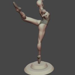 3D model Ballerina and Evangelion Unit 02 – 3D Print