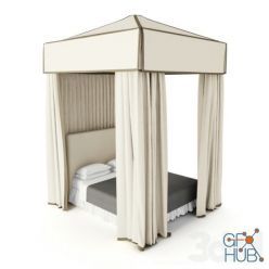 3D model CURTAIN BED