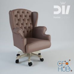 3D model AVERY DV homecollection swivel armchair