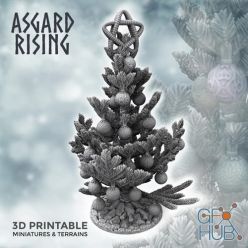 3D model Asgard Rising Christmas Tree – 3D Print