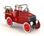 3D model Retro fire truck