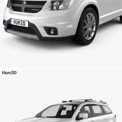 3D model Car Dodge Journey 2011