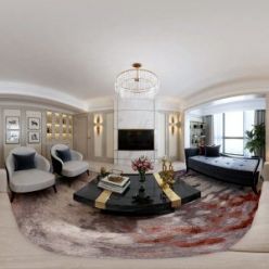 3D model American Style Interior 030