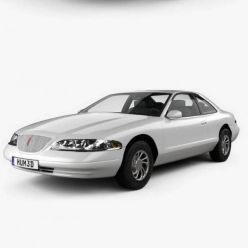3D model Lincoln Mark 1998 car