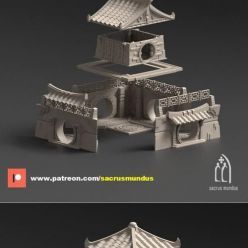 3D model Lontan. Commercial Haven asian – 3D Print