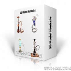 3D model 3DDD/3DSky Hookahs – PRO 3D-models Collection