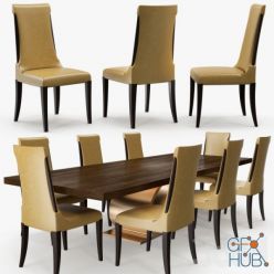 3D model Michael Berman - Noji dining chair