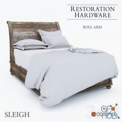 3D model ST. JAMES SLEIGH BED