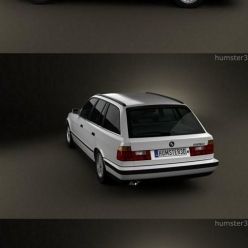 3D model BMW 5 Series touring 1993 car