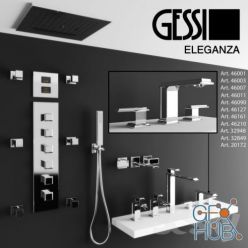 3D model Faucets Gessi Eleganza