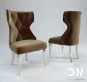 3D model Art-deco chair TOTAL DV homecollection