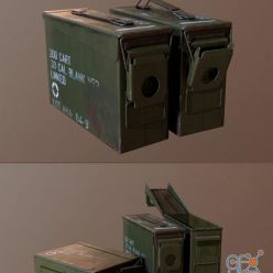 3D model Ammo Container PBR