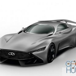 3D model Infiniti Vision Gran Turismo 2014 Concept car