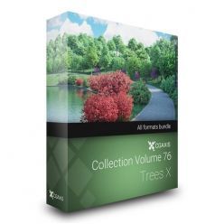 3D model CGAxis Models Volume 76 Trees X