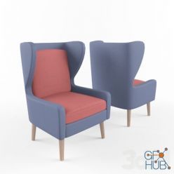 3D model Armchair by HUK