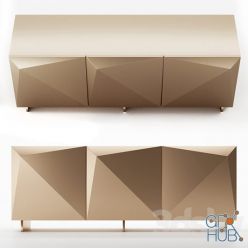 3D model Origami Reflex Sideboard for living room