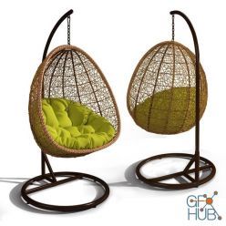 3D model Suspended chair swing Cyprus