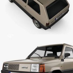 3D model Hum 3D Fiat Panda 30 1980