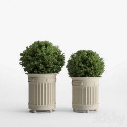 3D model Prescott planter set