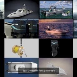 3D model CGTrader – Boat Collection Pack