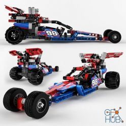 3D model Constructor Lego 42010 + 42011