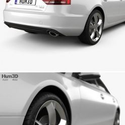 3D model Audi A5 Sportback 2010 Hum 3D car