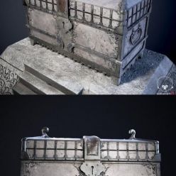 3D model Treasure chest (2) PBR