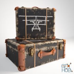 3D model Deco Suitcase Aviation Kare 7