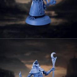 3D model Broken Anvil Miniatures - Panic at Moorefrost Manor - Cultists – 3D Print