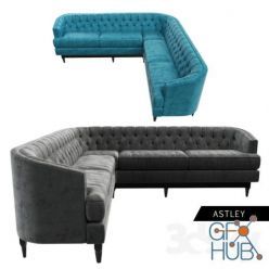 3D model Corner lounge sofa Astley