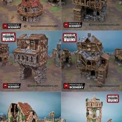 3D model Shadowfey Ruins Complete – 3D Print