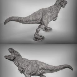 3D model Feathered Tyrannosaurus